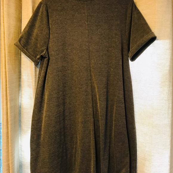 Charcoal T-shirt Dress - Picture 2 of 4